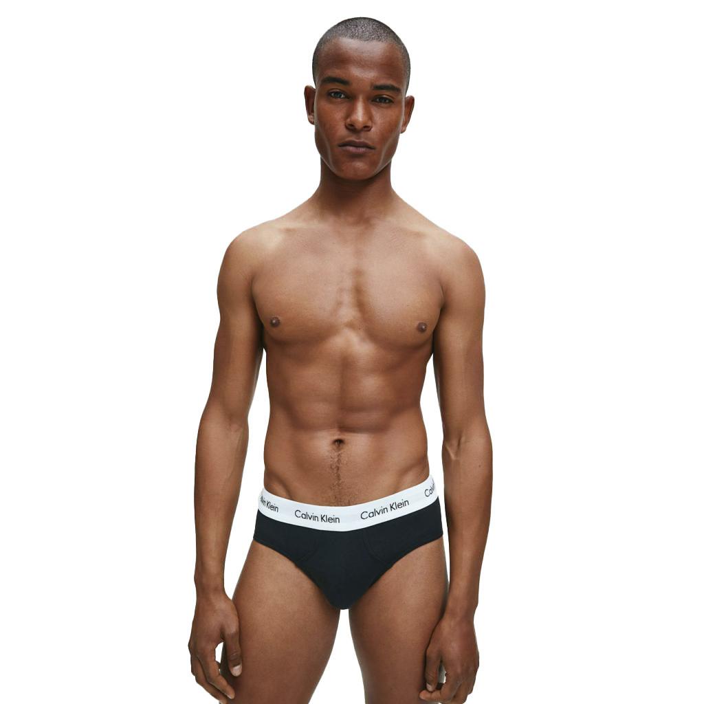 Calvin Klein Cotton Stretch Hip Briefs - 3 Pack